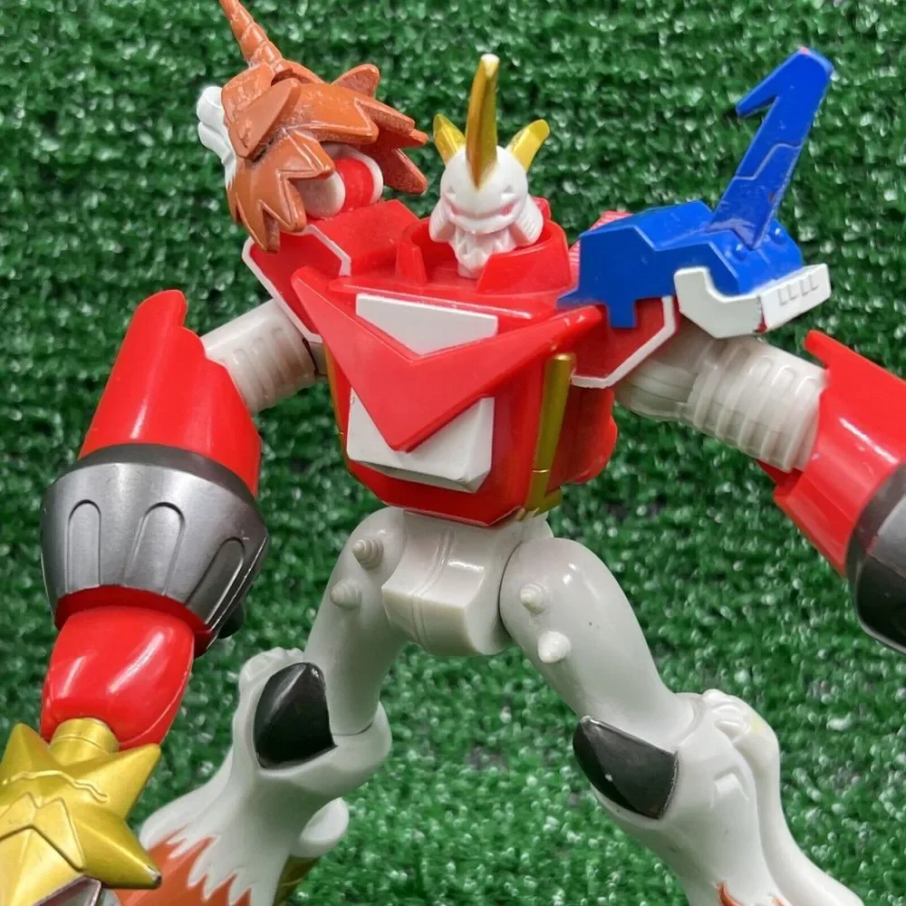 Digimon Digi-Fusion SHOUTMON‎ X4 Action Figure 6